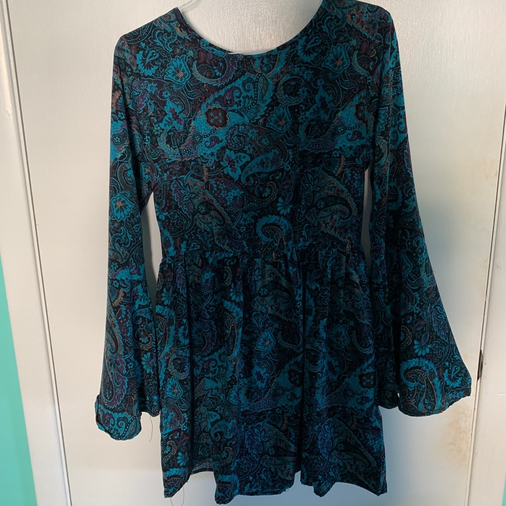 One Clothing Dress- flare sleeves